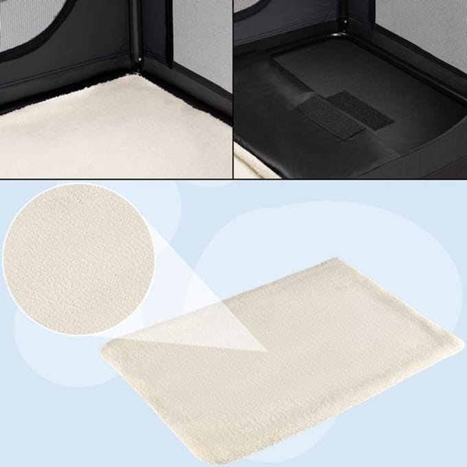 Cadoca Honden & Katten Reisbench XL - 81x56x58cm - Antraciet