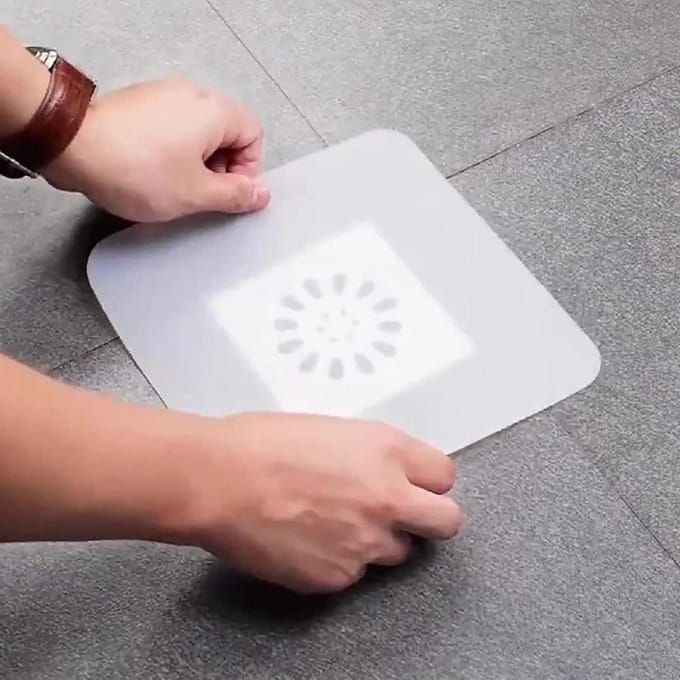Afvoerplug afdekking - Zuignap stop - Verstopping voorkomen - Plat ontwerp - 4 stuks - Standaard