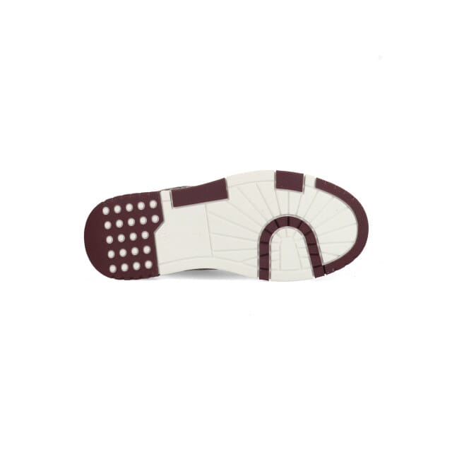 DWRS Label Whitby leopard j6972-02-4568 bordeaux / grijs