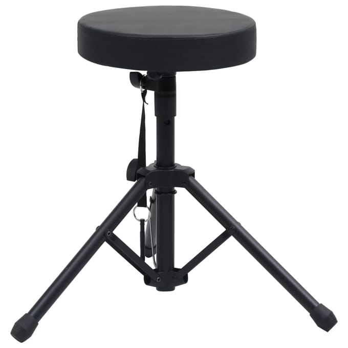 vidaXL Drumkruk verstelbaar rond zwart