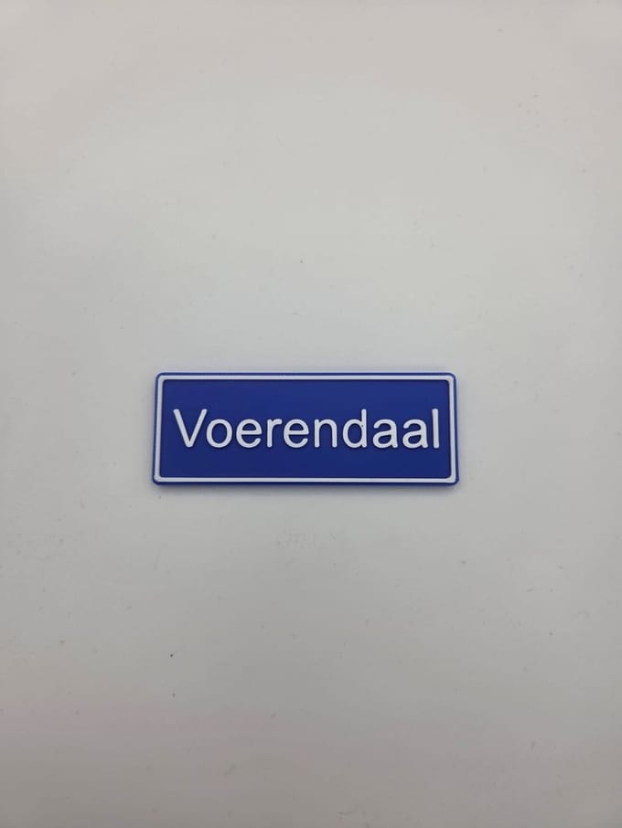 Koelkast Magneet plaatsnaam 8 X 3 CM Voerendaal