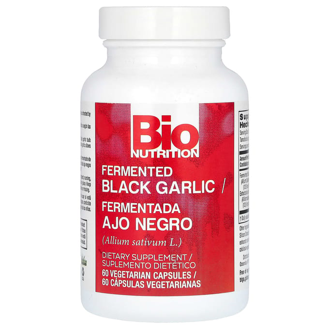 Gefermenteerde Zwarte Knoflook, 450 mg, 60 Plantaardige Capsules
