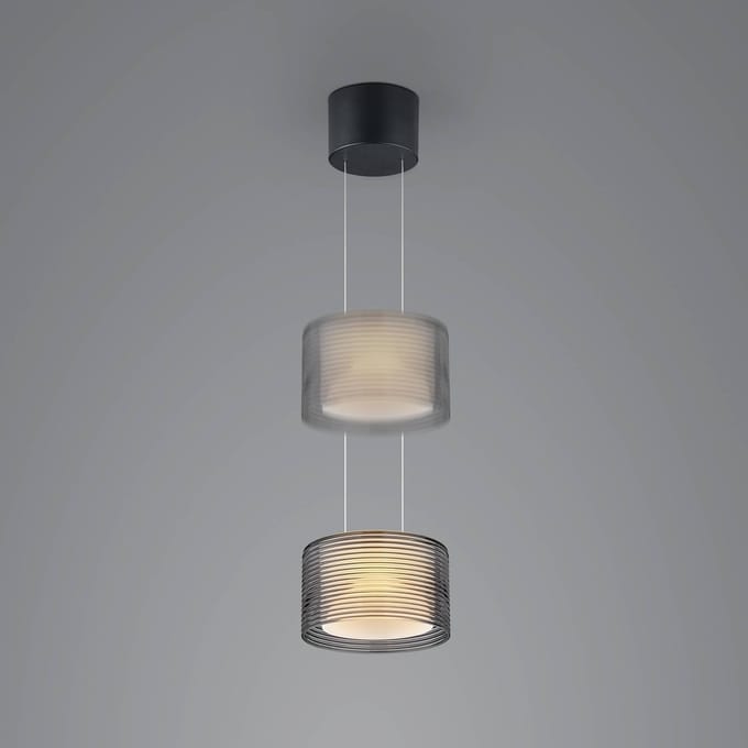 BANKAMP Grand Groove LED hanglamp, 1-lamp