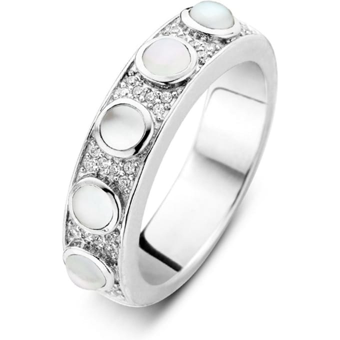 TI SENTO - Milano Ring 12132MW - Gerhodineerd Sterling Zilver - Maat 16.50