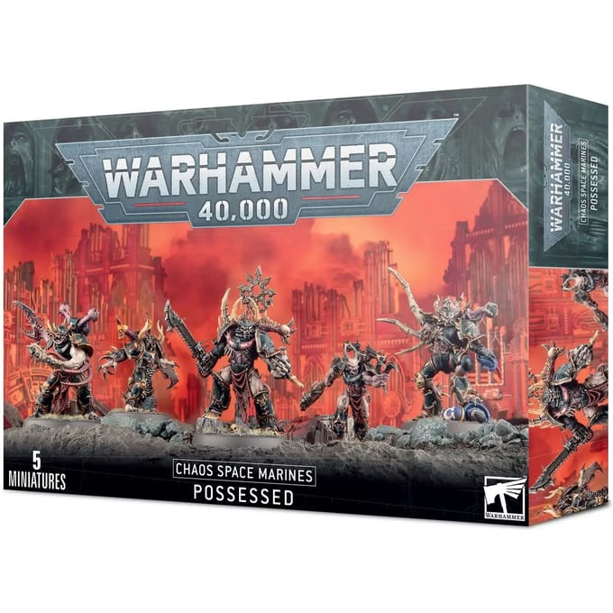 Beeldje Games Workshop Warhammer 40k - Space Marine du Chaos Possédés