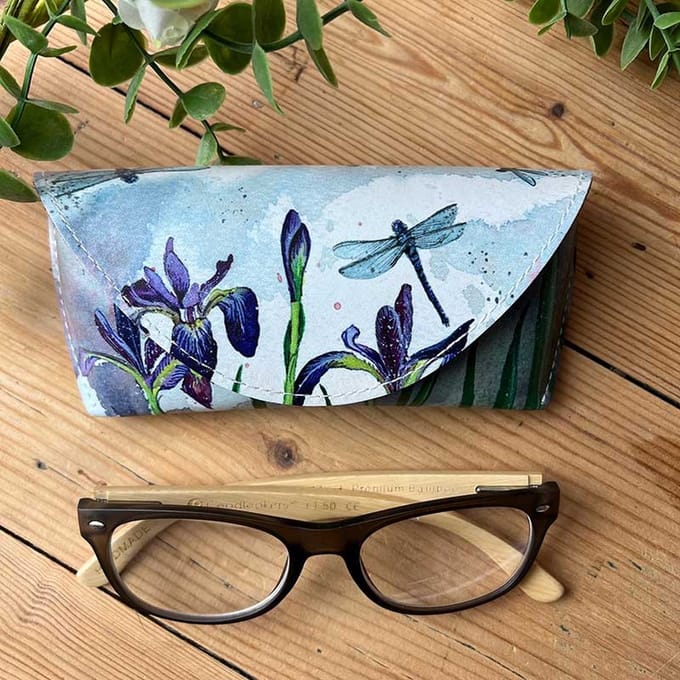 Alex Clark Spectacle Cases Dragonflies ~ Brillenkoker Libellen