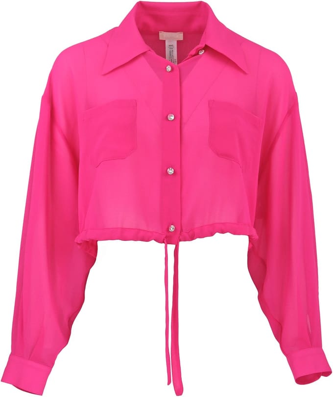 Liu Jo - roze cropped blouse - maat 32 (IT38)