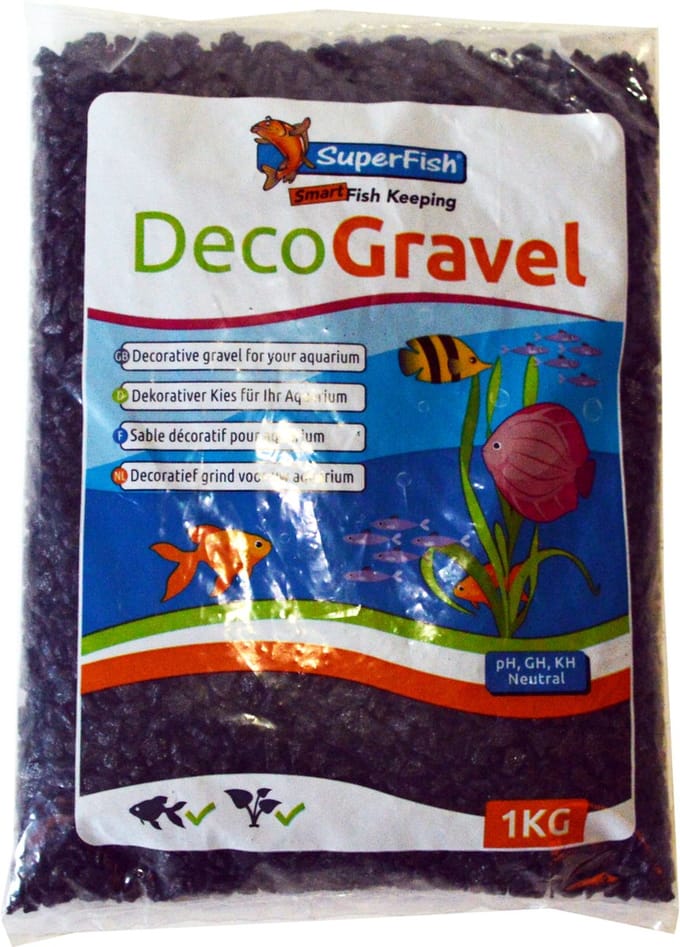 SuperFish Deco Grind Zwart 1KG