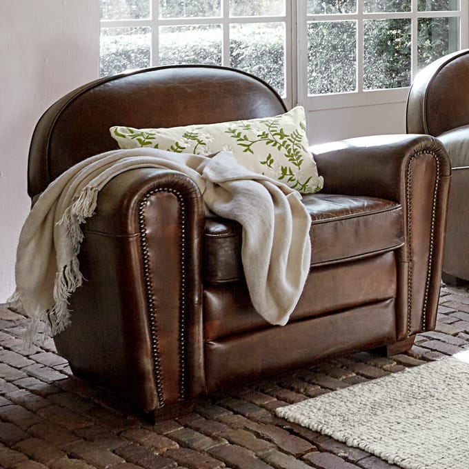 LOBERON Fauteuil Venesque bruin