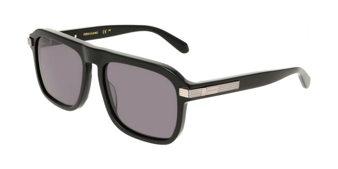 Ferragamo SF2087S Black 57/17/145 MAN Zonnebrillen
