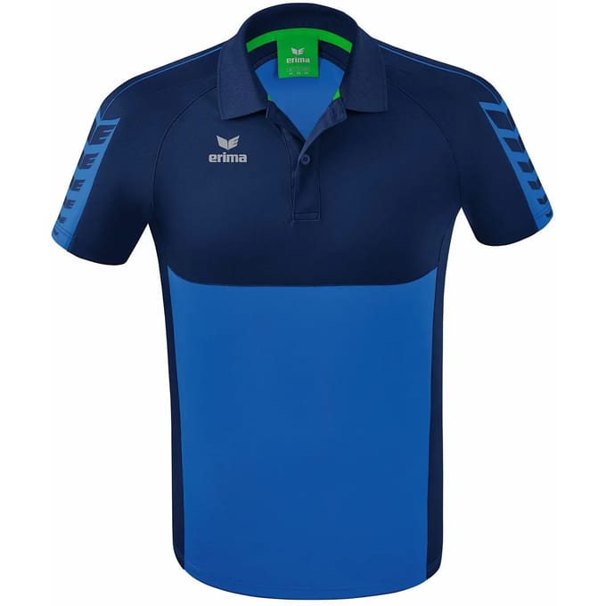 Erima Six Wings Polo Heren - New Navy / New Royal | Maat: M