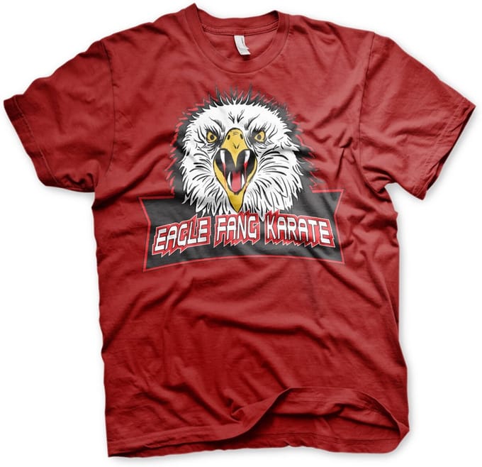 Cobra Kai Eagle Fang Karate T-shirt Tango-Red