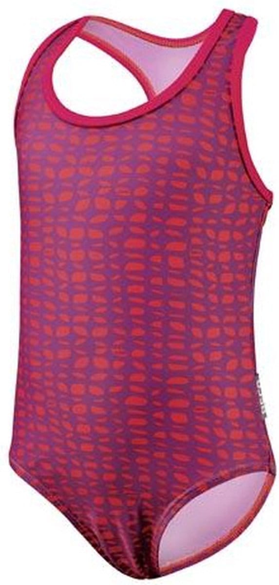 BECO Badpak - Meisjes - Polyester/elastaan - Rood/paars - Maat 86