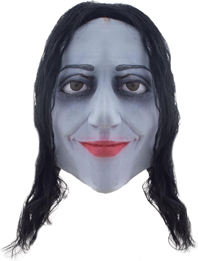 Masker latex MORTICIA Adam's family - Halloween