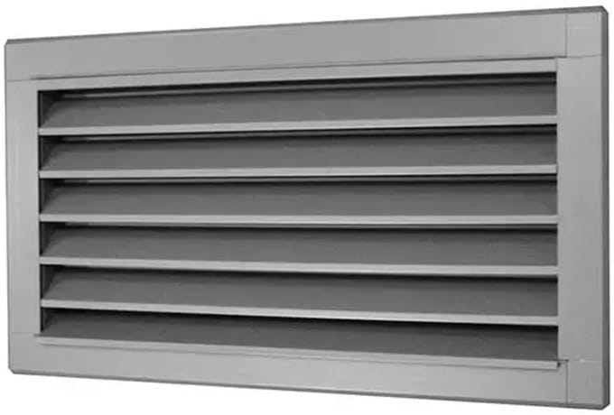 Buitenluchtrooster B=200 x H=200 rvs - inox