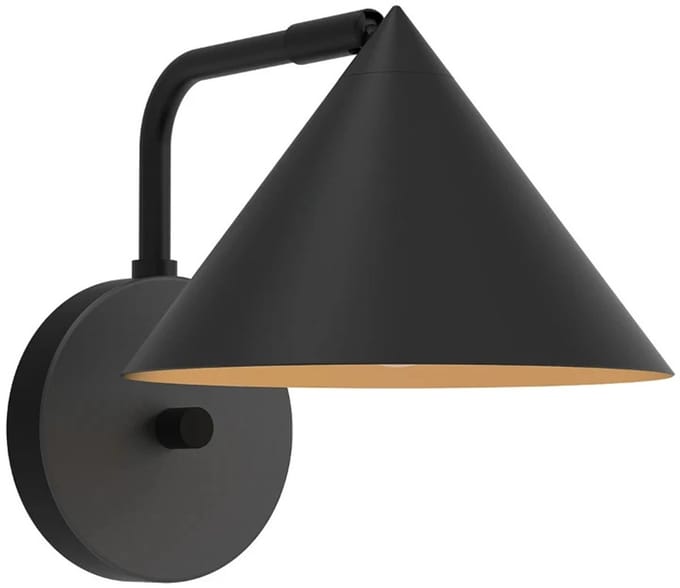 Alora Mood LED Wandlamp Remyck | 1X E27 Max 60W | Matte Black