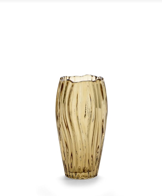 Serax Vaas-Vaas voor Bloemen Glas Geel D 10,3 cm H 20 cm