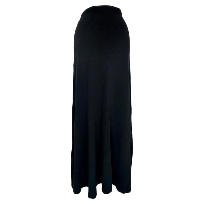 Ba&sh Basma maxi rok in zwarte viscose