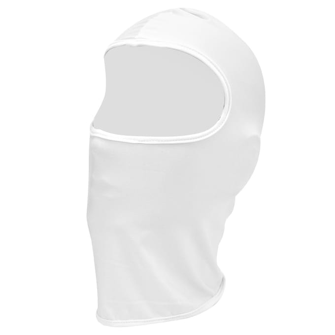 Couvre-tête et visage en polyester pour cyclisme en extérieur, protection UV, foulard multifonctionnel(blanc ) blanc