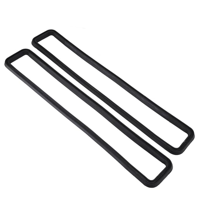 1 Paire Joint Caoutchouc d'Évent de Cloison pour Series SI II IIA III 90 110 Defender MUC4299 black