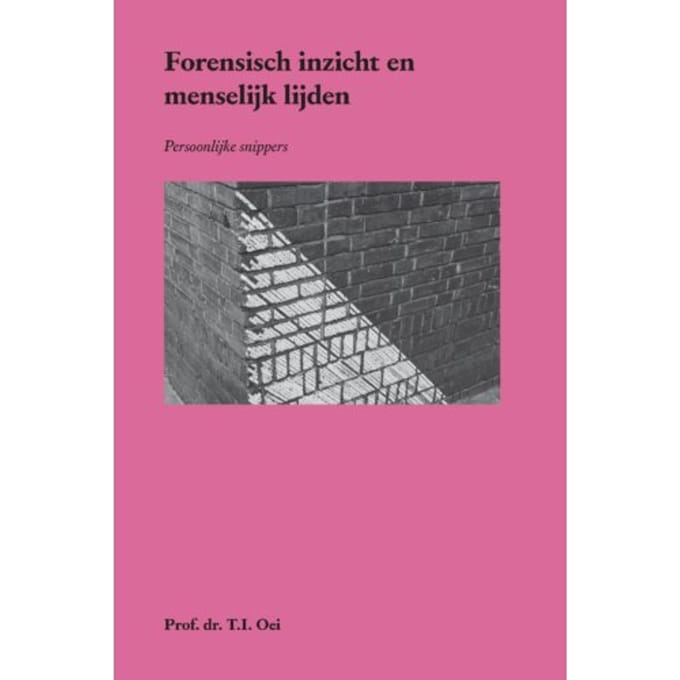 Forensisch Inzicht En Menselijk Lijden - Prof. Dr. T.I. Oei
