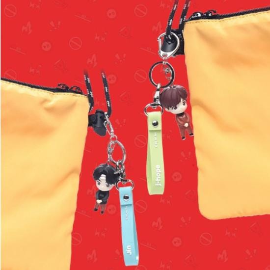 BTS TinyTAN Figuursleutelhanger Mic Drop gray
