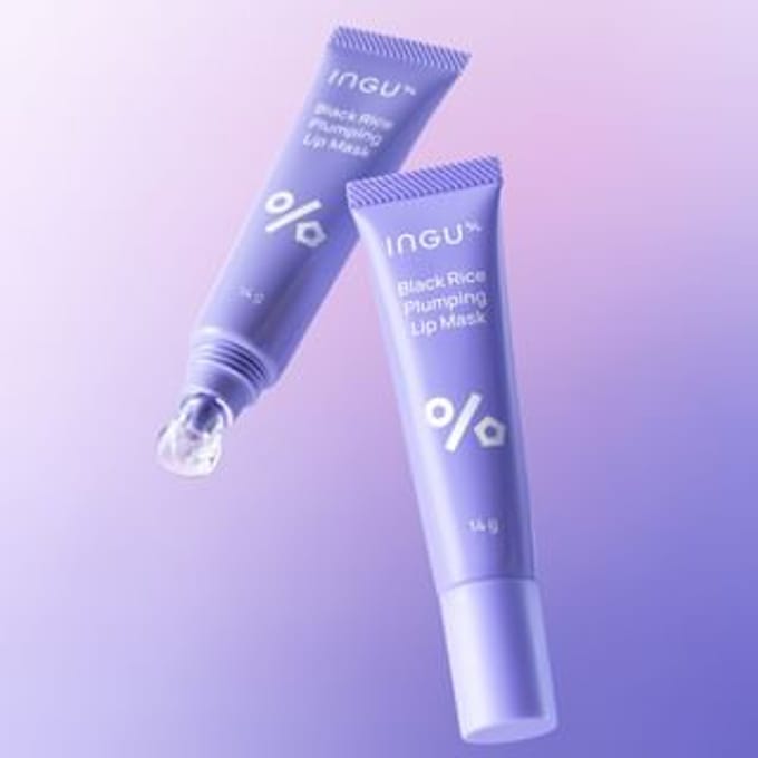 INGU - Black Rice Plumping Lip Mask 14g