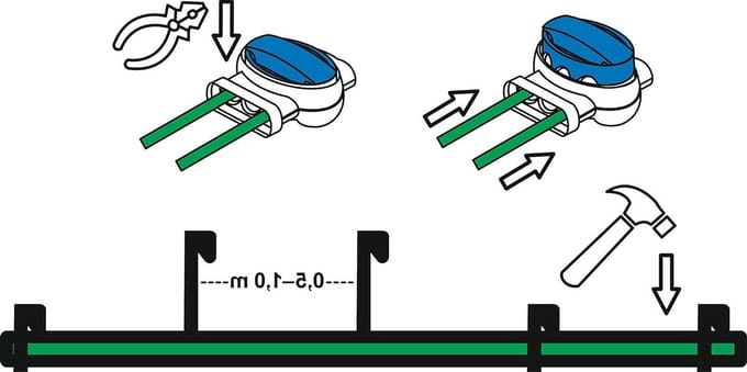 Robotmaaier Uitbreidingsset - Robotmaaier Accessoires - Gazon Onderhoud - XL+ Capaciteit - 150m Kabel - Wit
