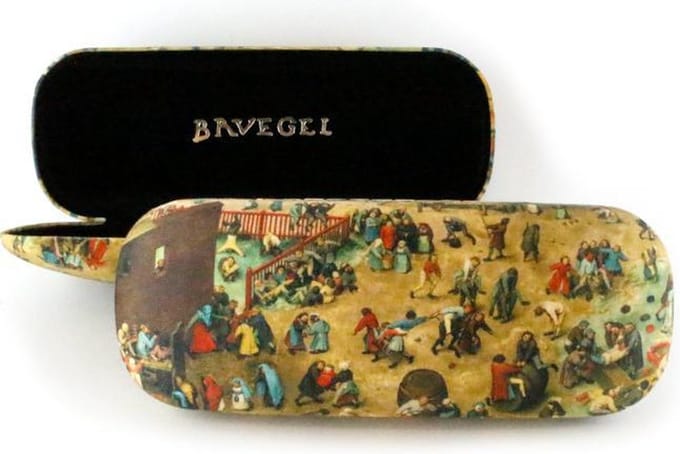 Lanzfeld - Brillenkoker - Kinderspelen - Bruegel - Hard Case - Microfiber