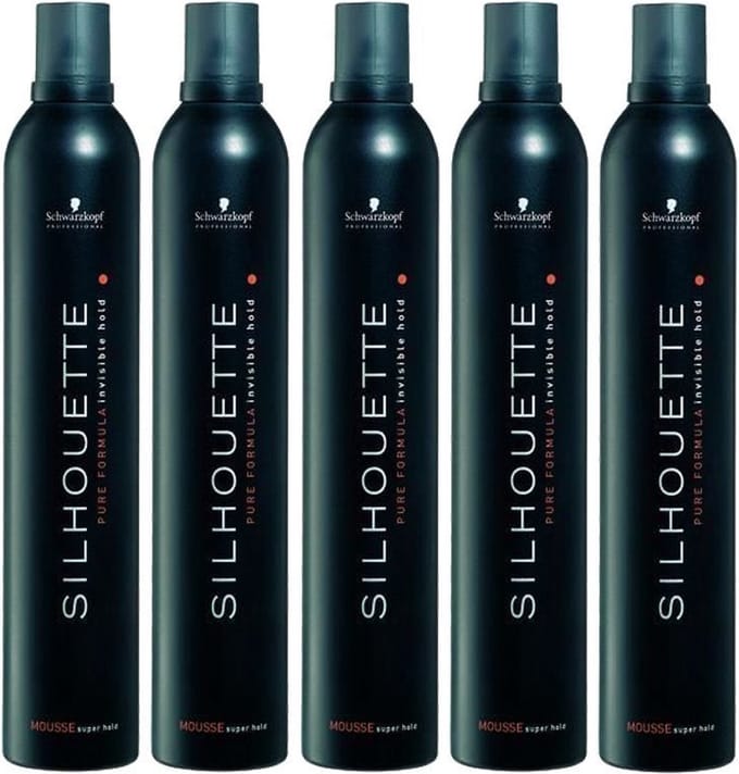 15X Schwarzkopf Silhouette Super Hold Mousse 200ml
