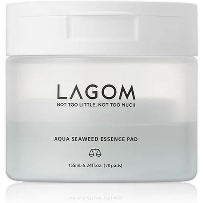 [LAGOM] Aqua Zeewier Essence Pad 155ml 70EA white