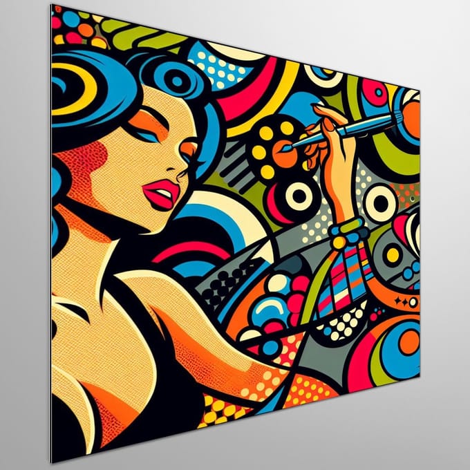 Kunstprint | Wanddecoratie | Dibond | 60 × 60 cm