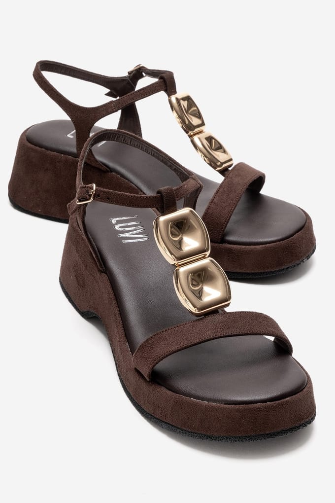 Matt Platform Sandaal