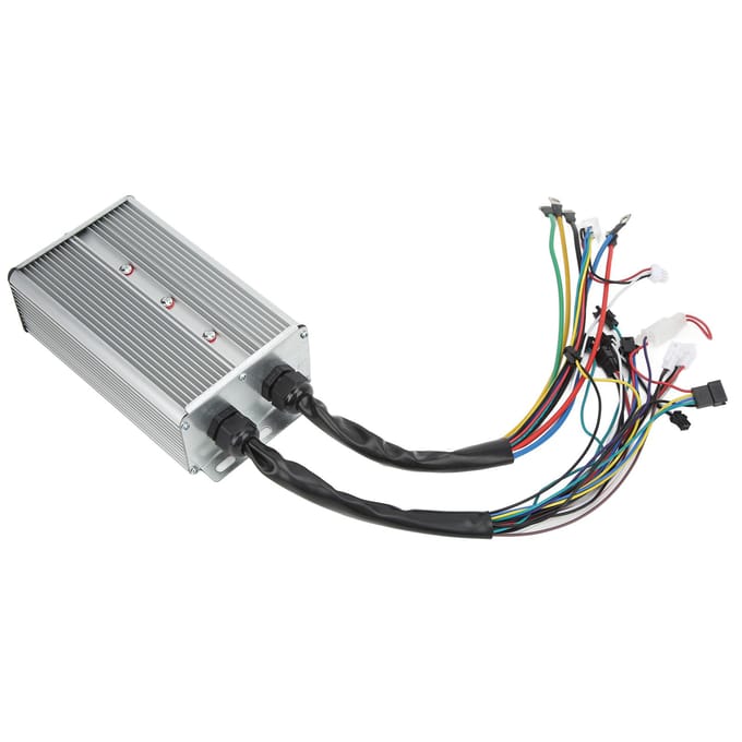 Elektrische Fiets Controller Kit 36V 48V 1500W Elektrische Fiets Controller LCD Display Snelheidsregeling black