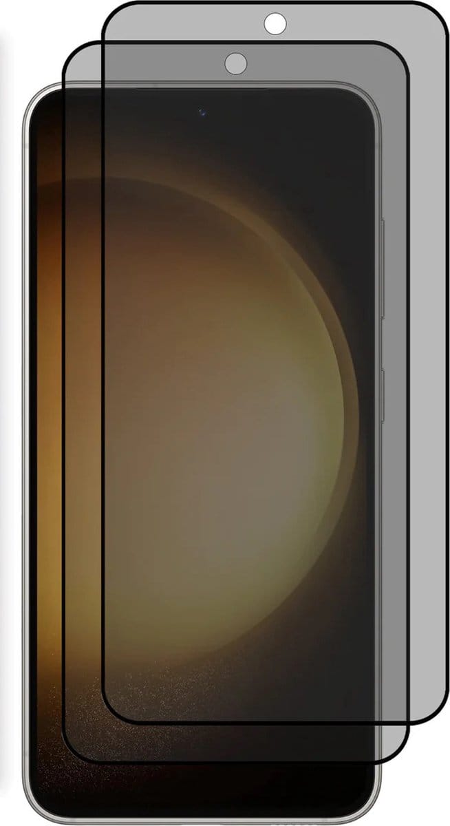 BixB bescherming Geschikt voor Samsung Galaxy S23 Privacy Screenprotector - 2 STUKS
