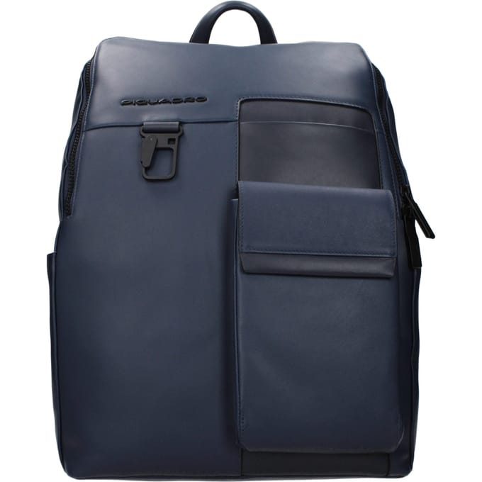 Piquadro Blauw Leren Rugzak