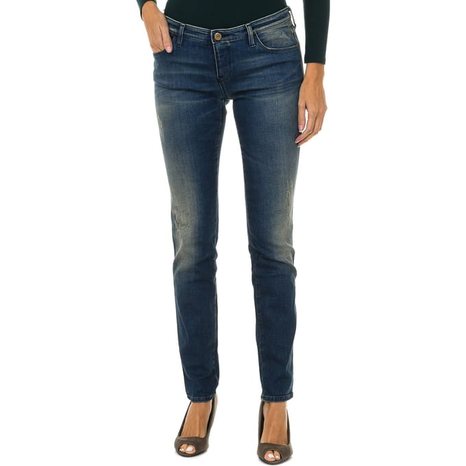 Damesjeans met lange skinny fit 6X5J06-5D06Z