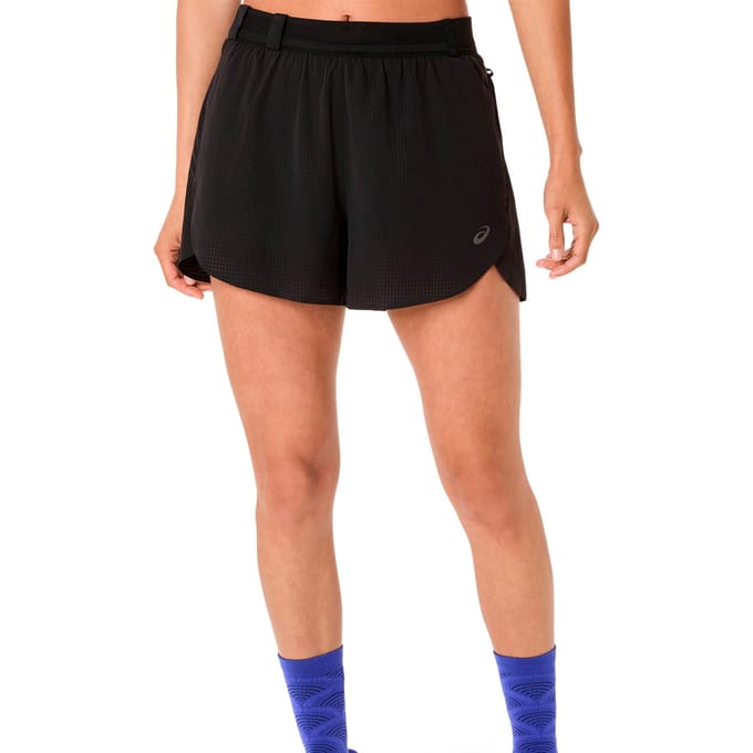ASICS Metarun Split Hardloopshorts Dames-zwart