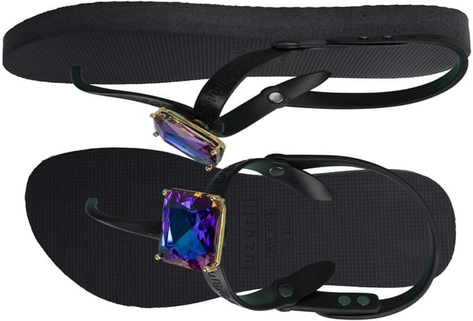 Uzurii | Teenslippers | Dames | Zwart | Maat 37/38