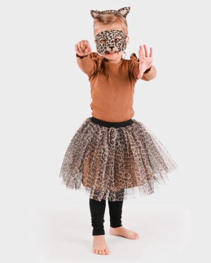 Den Goda Fen Verkleedkledij Luipaard Rok - 110-116cm - 4-6 jaar