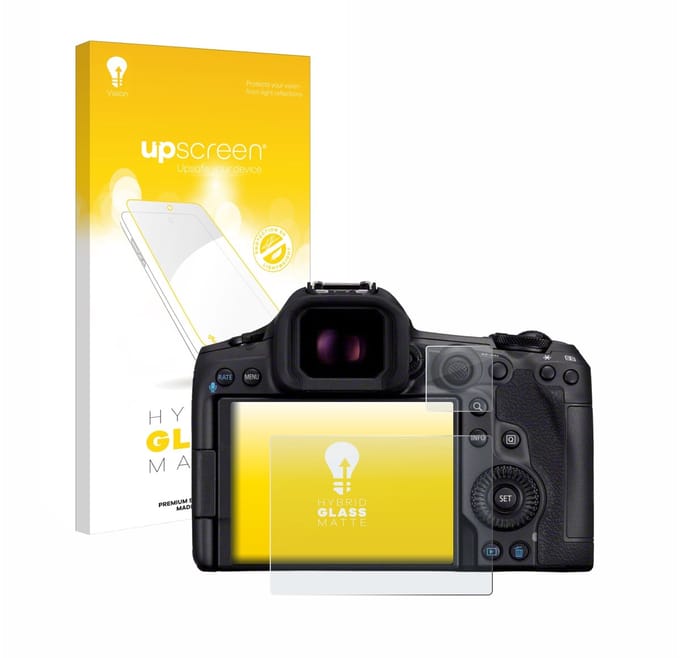 upscreen - Screenprotector voor Canon EOS R5 Mark II - Folie Beschermfolie Beschermglas matte