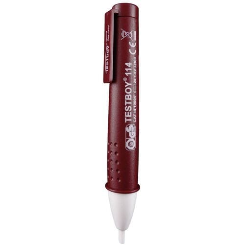 Testboy 114 Contactloze spanningstester CAT III 1000 V LED, Vibratie