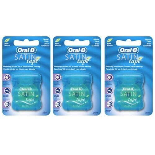Oral B - Satin Tape Mint - Dental Floss 25 M