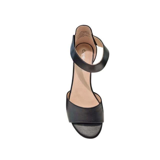 Caprice Leren Dames Sandaletten - Zwart - 38