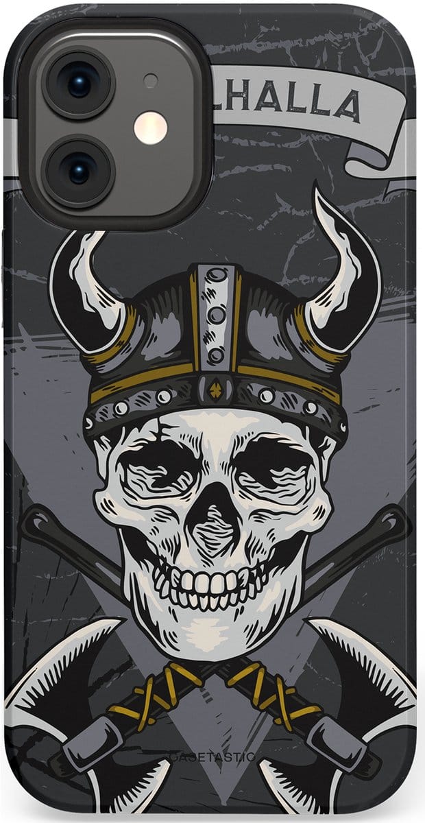 Casetastic Hoesje Geschikt voor Apple iPhone 12 Mini - Stijlvolle Beschermende Duo-layer Case - Valhalla
