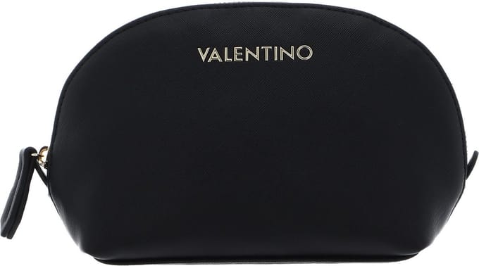 VALENTINO Toilettas Zero Re Soft Cosmetic Case Nero Zwart