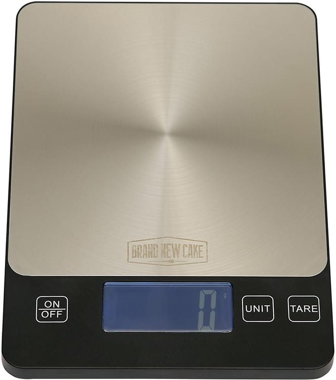 BrandNewCake Keukenweegschaal RVS 5kg / 1gr