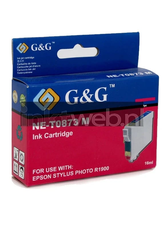 Huismerk Epson T0873 magenta (Compatible XXL)
