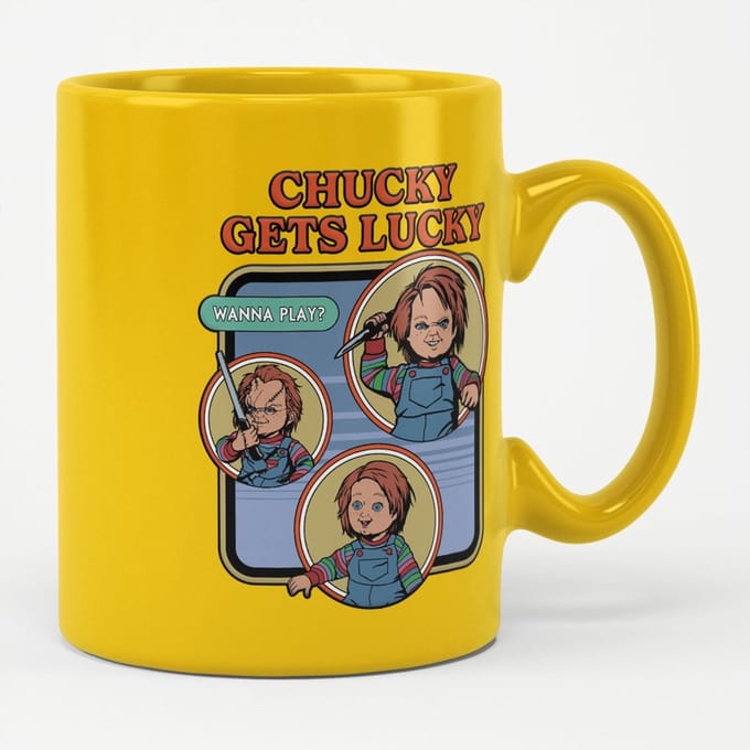 Chucky Kopje/koffiemok Gets Lucky Mug
