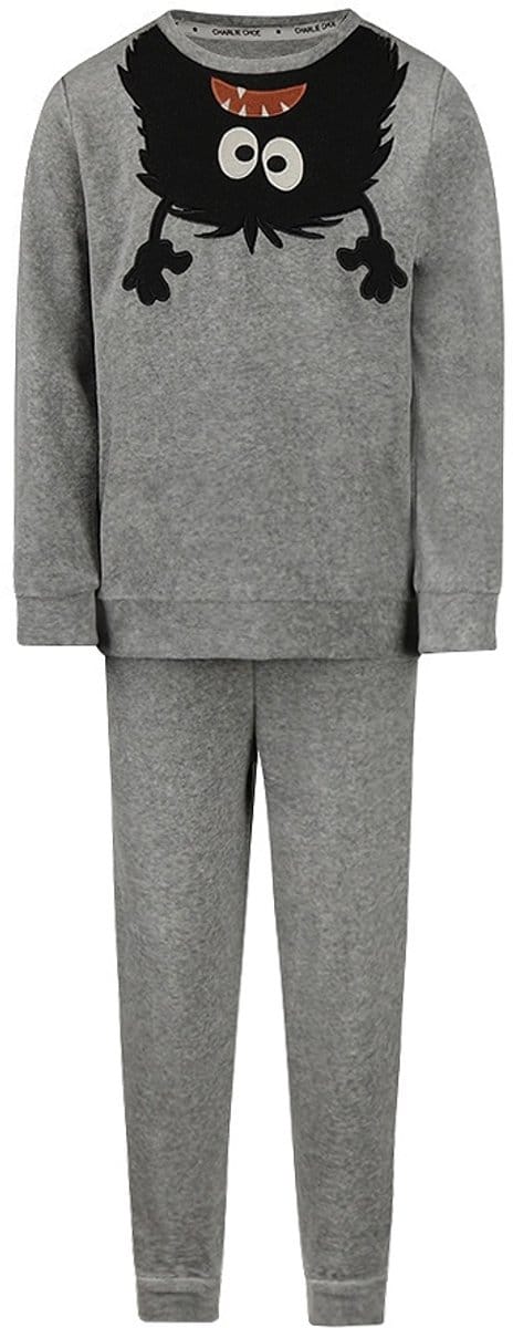 Charlie Choe Jongens Pyjamaset - Grey